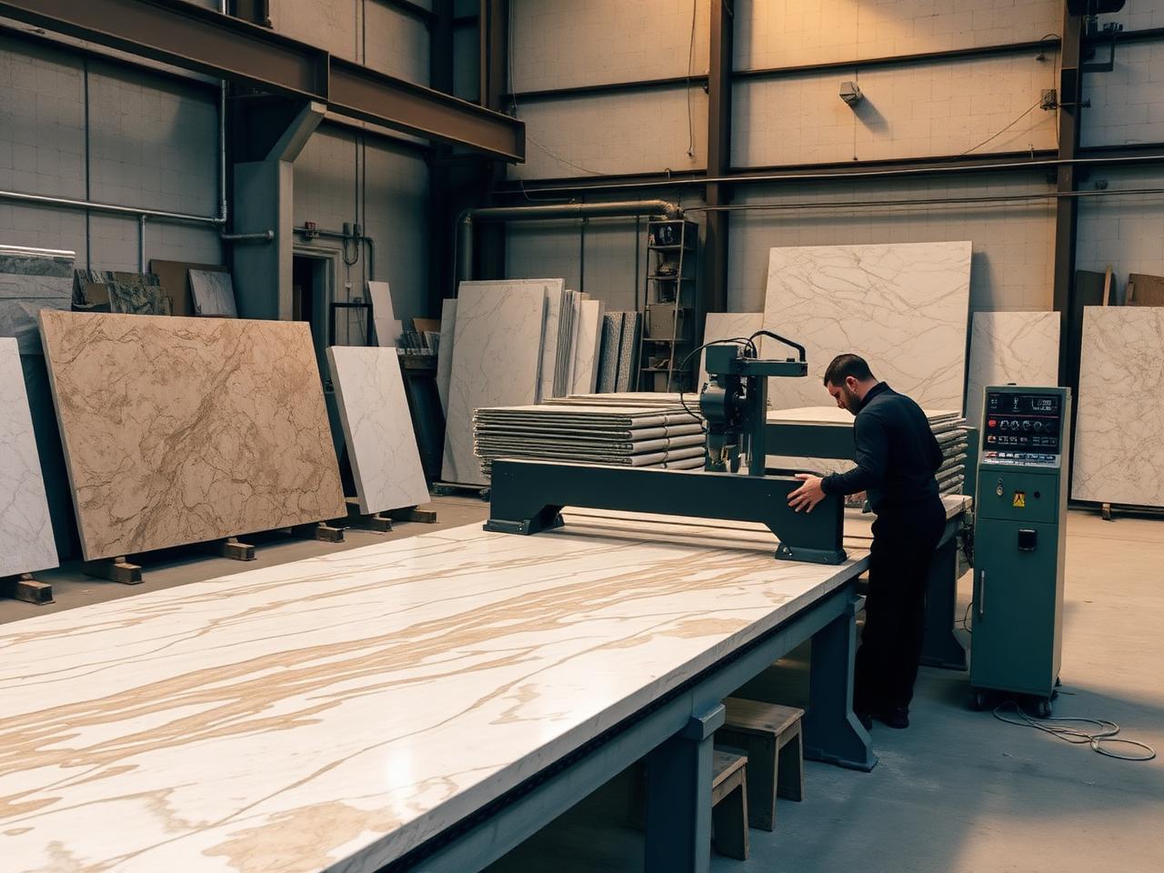 Stone manufacturing facility