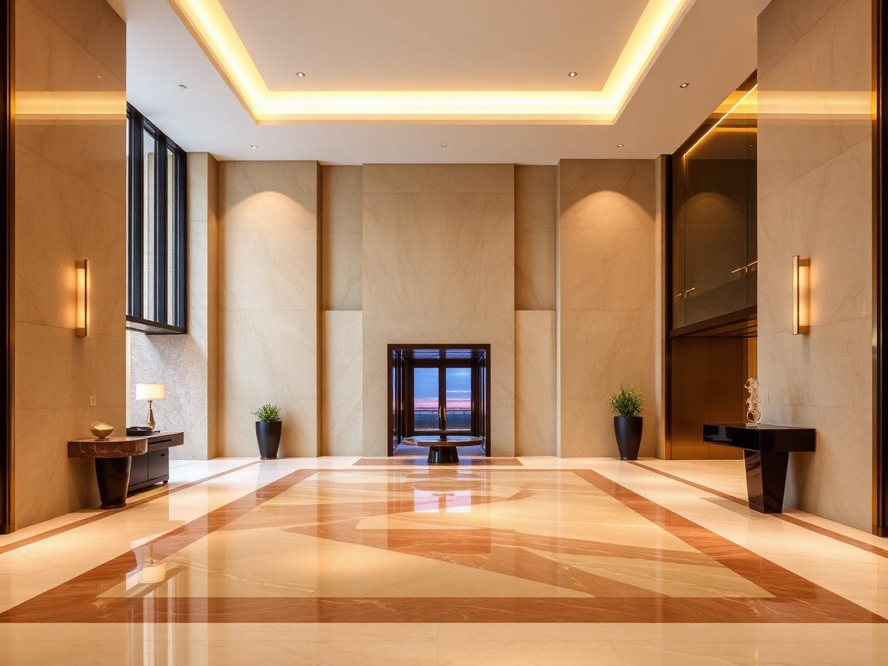 Five-Star Hotel Lobby
